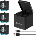 Artman Battery 1500mAh for GoPro Hero 8/7/6/5 Black - 3-Pack