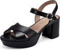Women's Cosmos Heeled Sandal Genuine Leather Platform