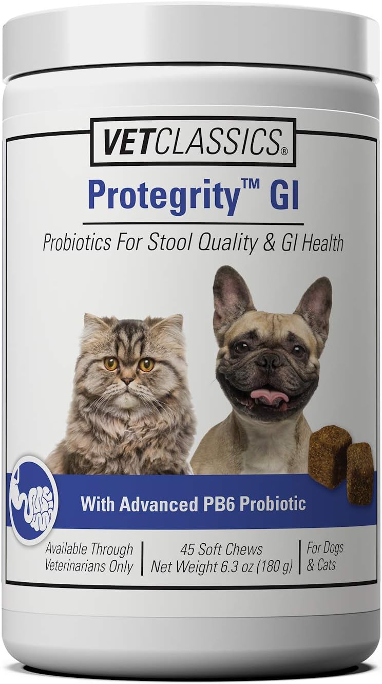 Vet Classics Protegrity GI Probiotics for Dogs & Cats Health