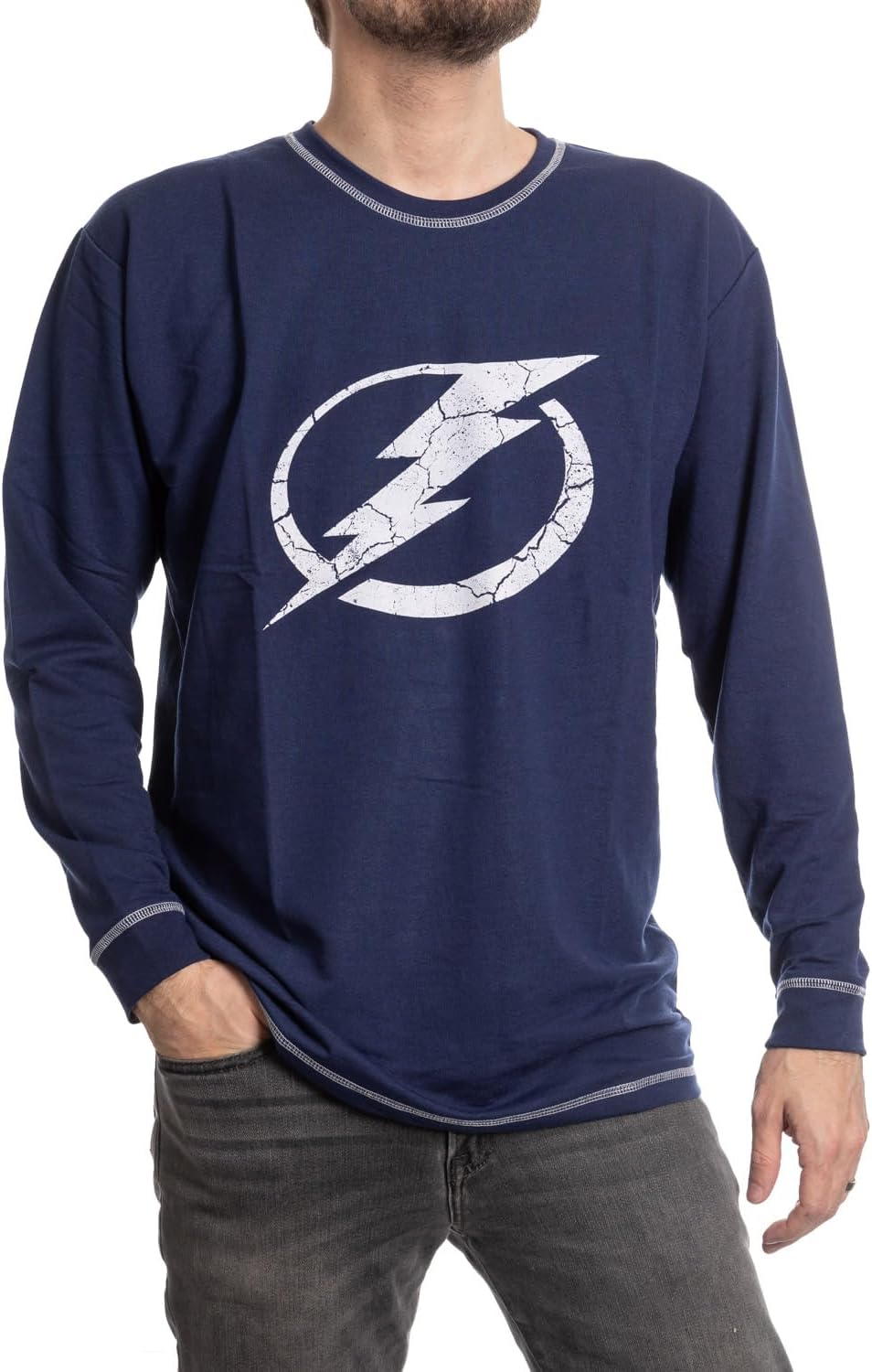 Officially Licensed NHL Long Sleeve Raglan Shirt for Fans