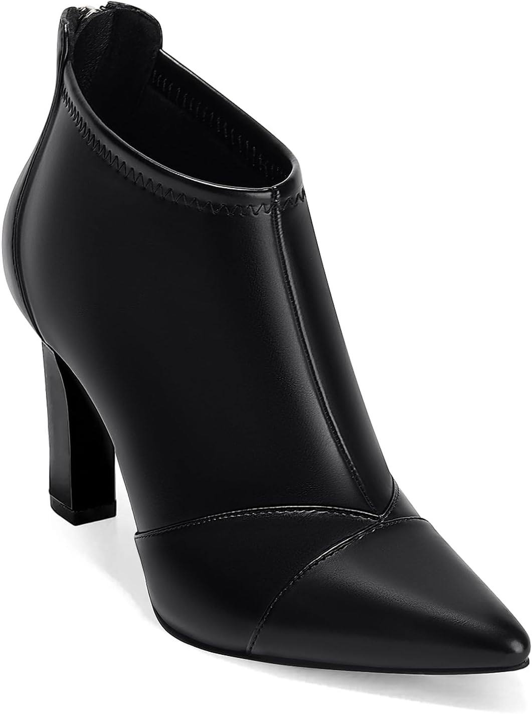 Coutgo Womens Ankle Booties with Stiletto High Heels for Style