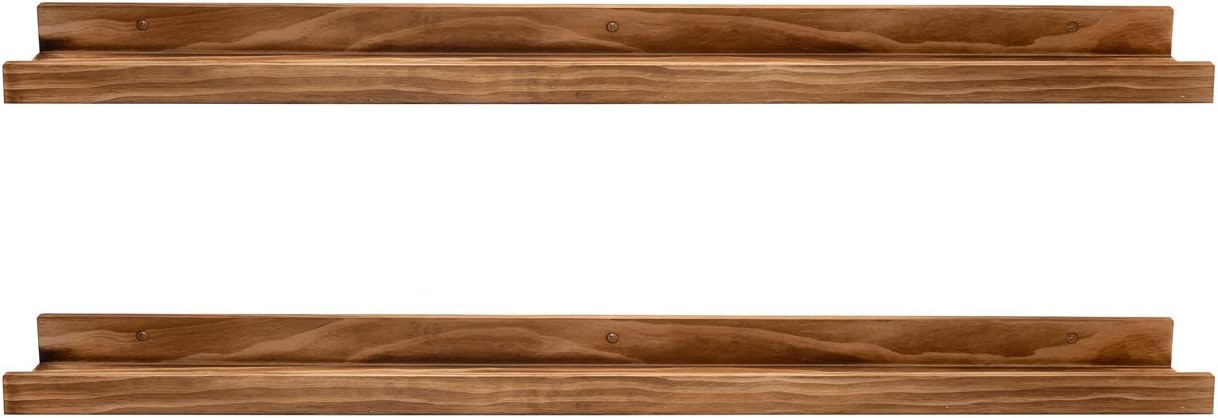 Rustic Wood Floating Shelves for Nursery and Home Decor