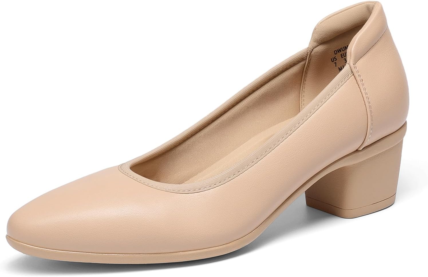 DREAM PAIRS Women's Low Chunky Block Heel Dress Shoes for Comfort