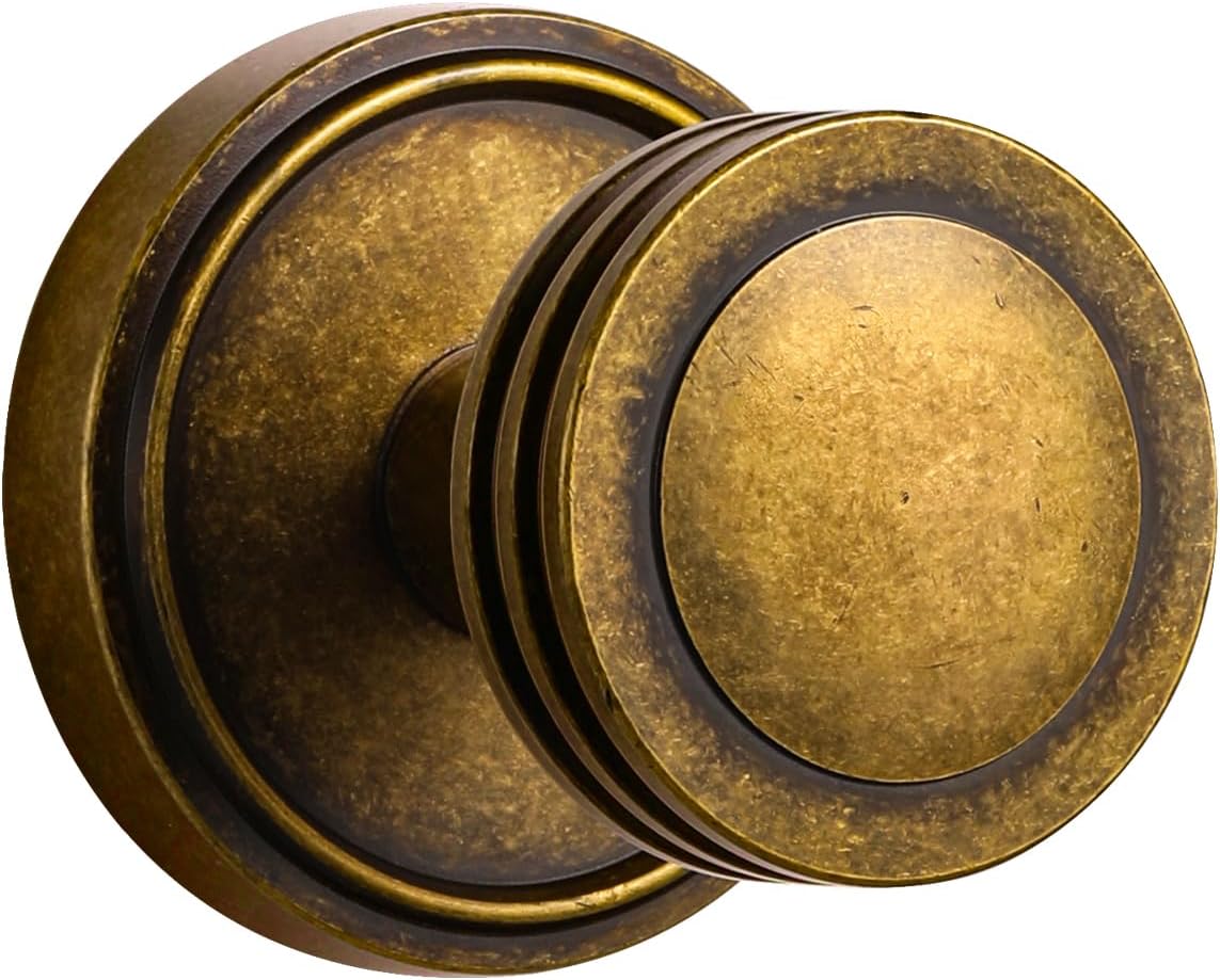 Dummy Antique Brass Door Knob Set for Elegant Home Decor