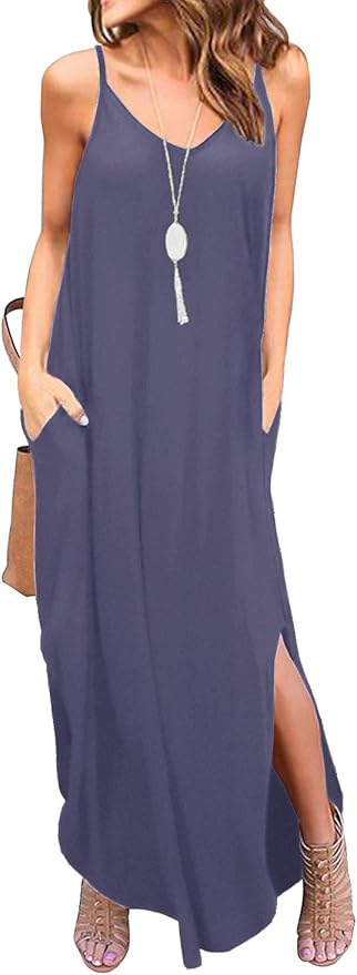 GRECERELLE Women's Summer Casual Loose Dress Beach Cover Up