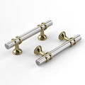Haliwu Brushed Nickel Cabinet Pulls 20 Pack - Durable Barrel Handles