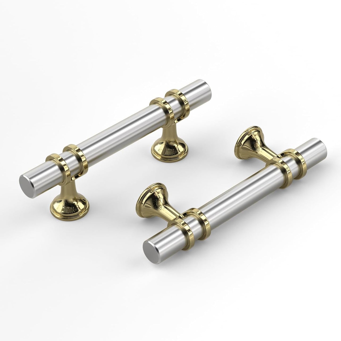 Brushed Nickel Cabinet Pulls - 20 Pack Durable Kitchen Hardware