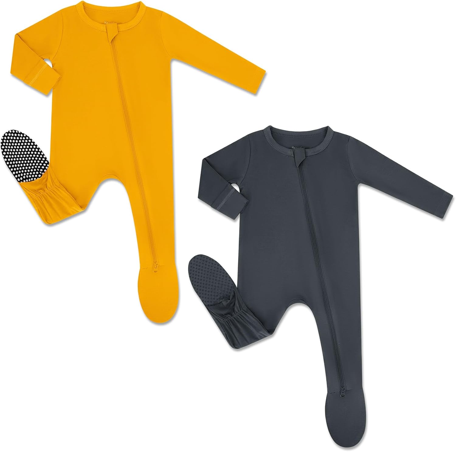 HAPIU Rayon from Bamboo Baby Footed Pajamas for Comfort