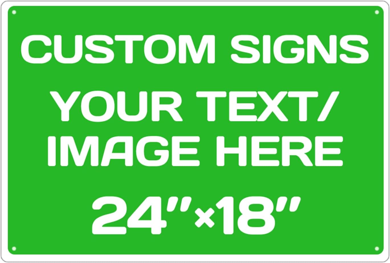 Personalized Aluminum Weatherproof Metal Sign for Custom Use