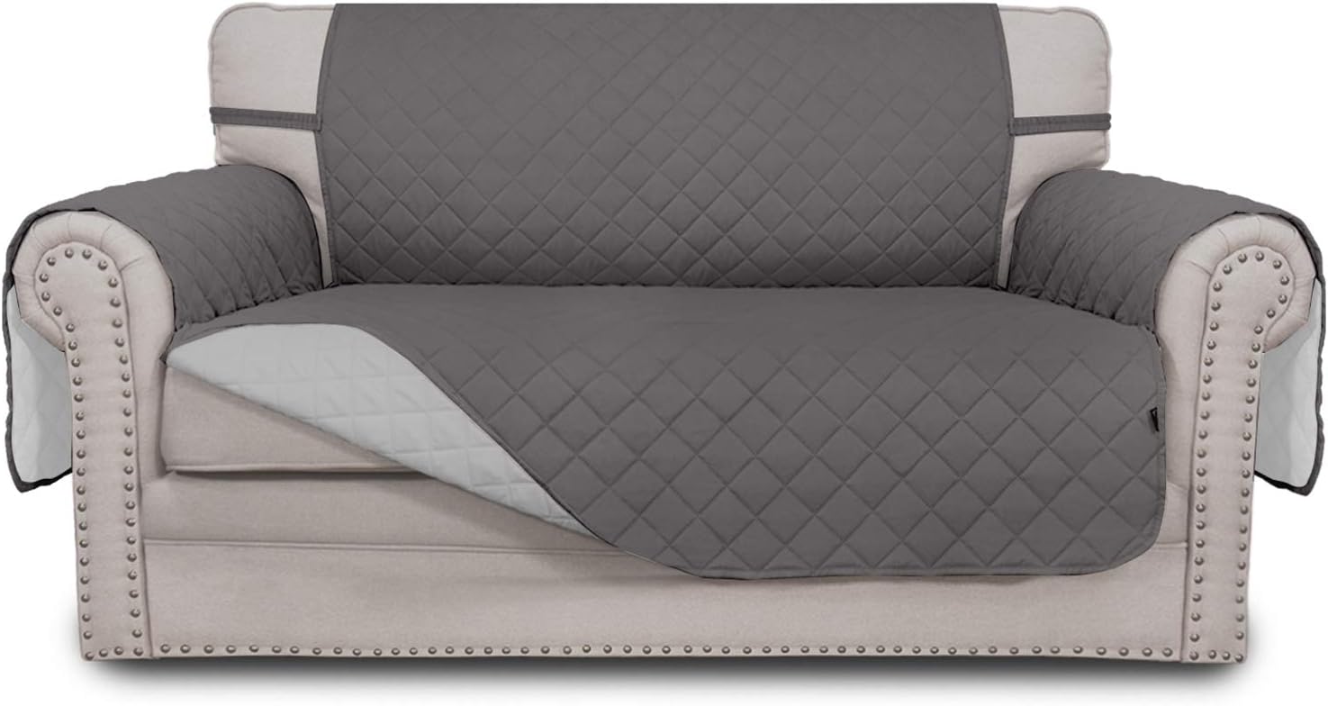 Easy-Going Reversible Loveseat Couch Cover for Pet Protection