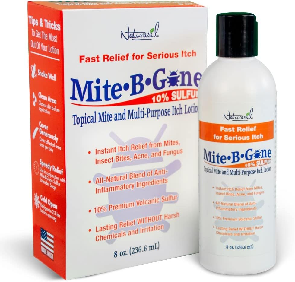 Mite-B-Gone Mosquito Bite Itch Relief Lotion for Fast Relief