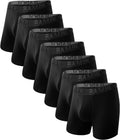 BAMBOO COOL Men's Boxer Briefs 4 Pack - Comfortable 3D Pouch