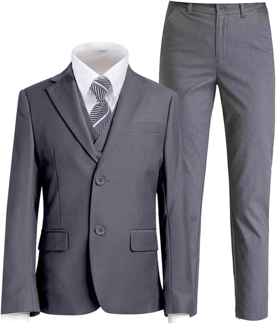 Boys Suit for Kids Tuxedo Suits Set for Weddings and Events