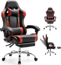 DUMOS Ergonomic Gaming Chair with Footrest and Adjustable Headrest
