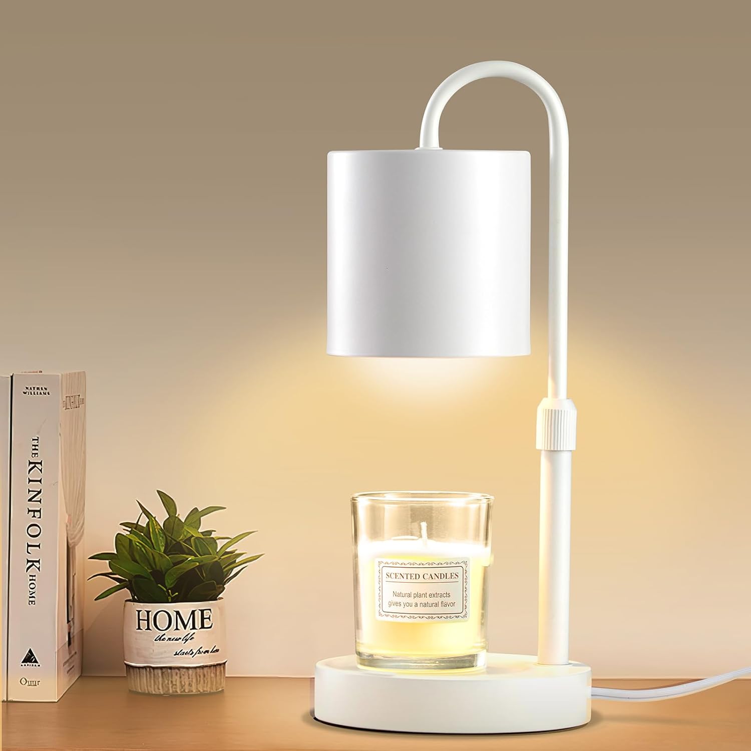 Dimmable Candle Warmer Lamp with Timer for Home Decor