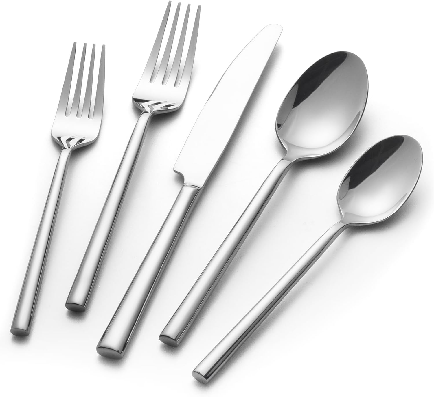20-Piece Forged Silverware Set for Elegant Dining Experience