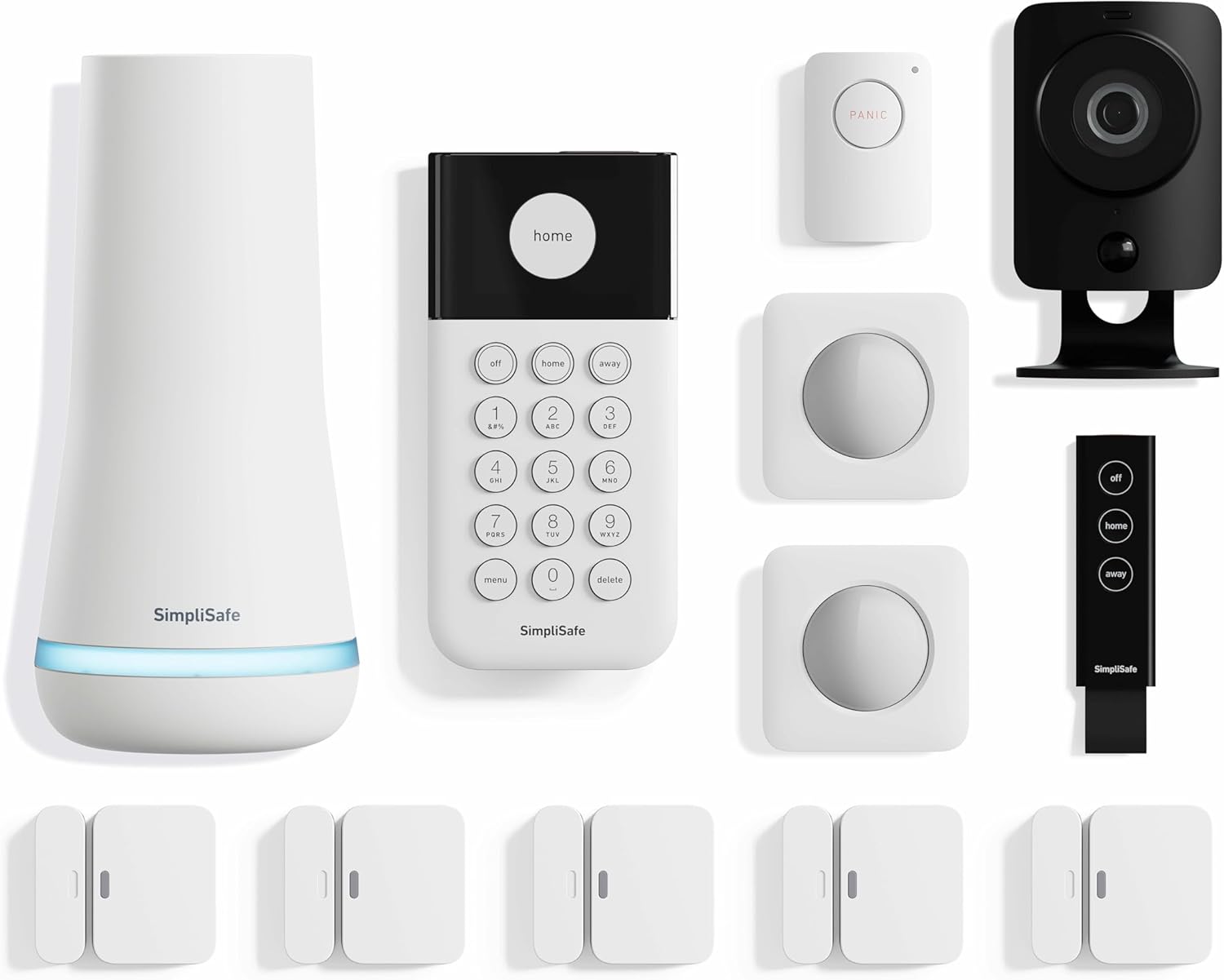 SimpliSafe Wireless Home Security - HD Camera, No Contract, Alexa Compatible