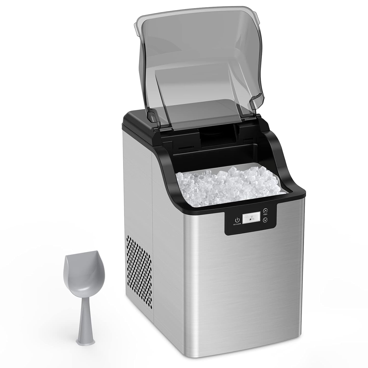 Stainless Steel Countertop Ice Maker Machine for Fast Ice Making