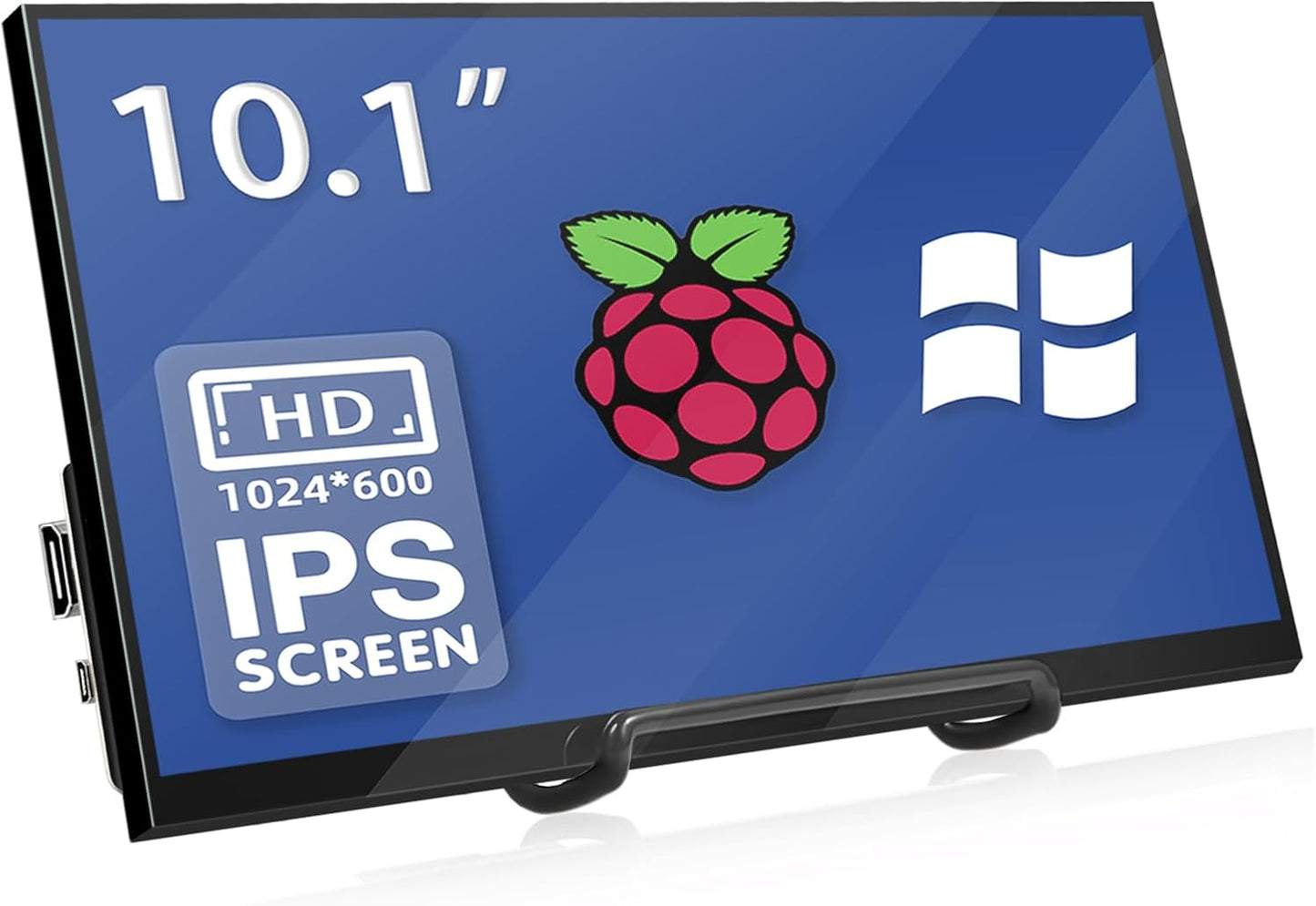 10.1 Inch Raspberry Pi Screen with 1024x600 IPS Display