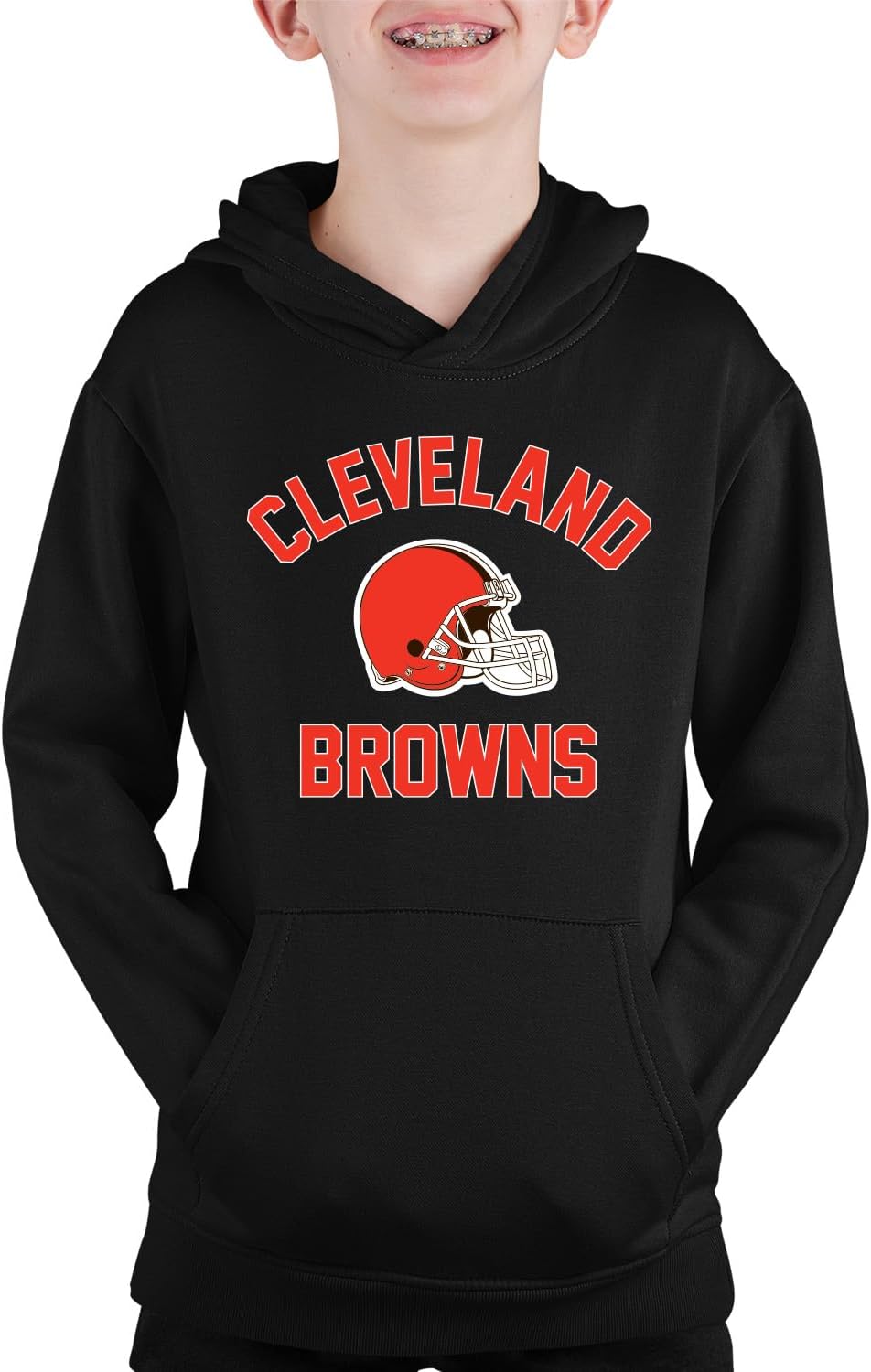 NFL Youth Gameday Hooded Sweatshirt for Cleveland Browns Fans