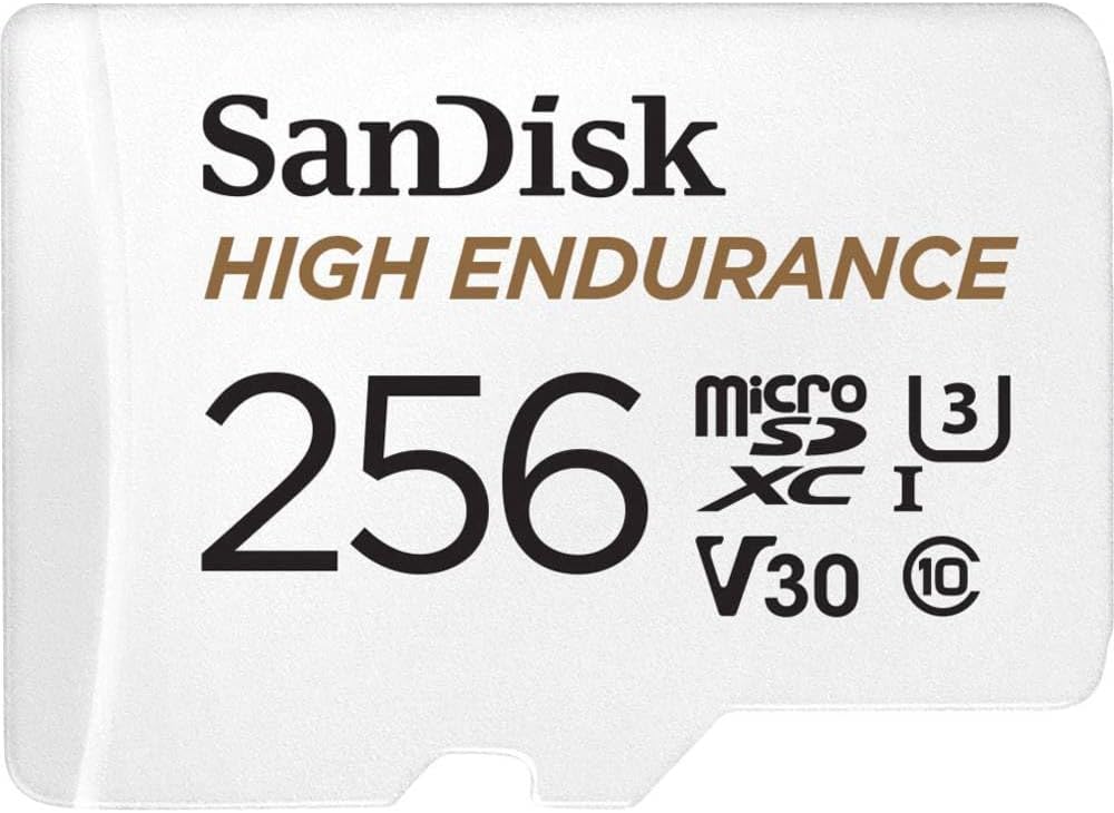 SanDisk 256GB High Endurance Video microSDXC - 4K UHD Dash Cam