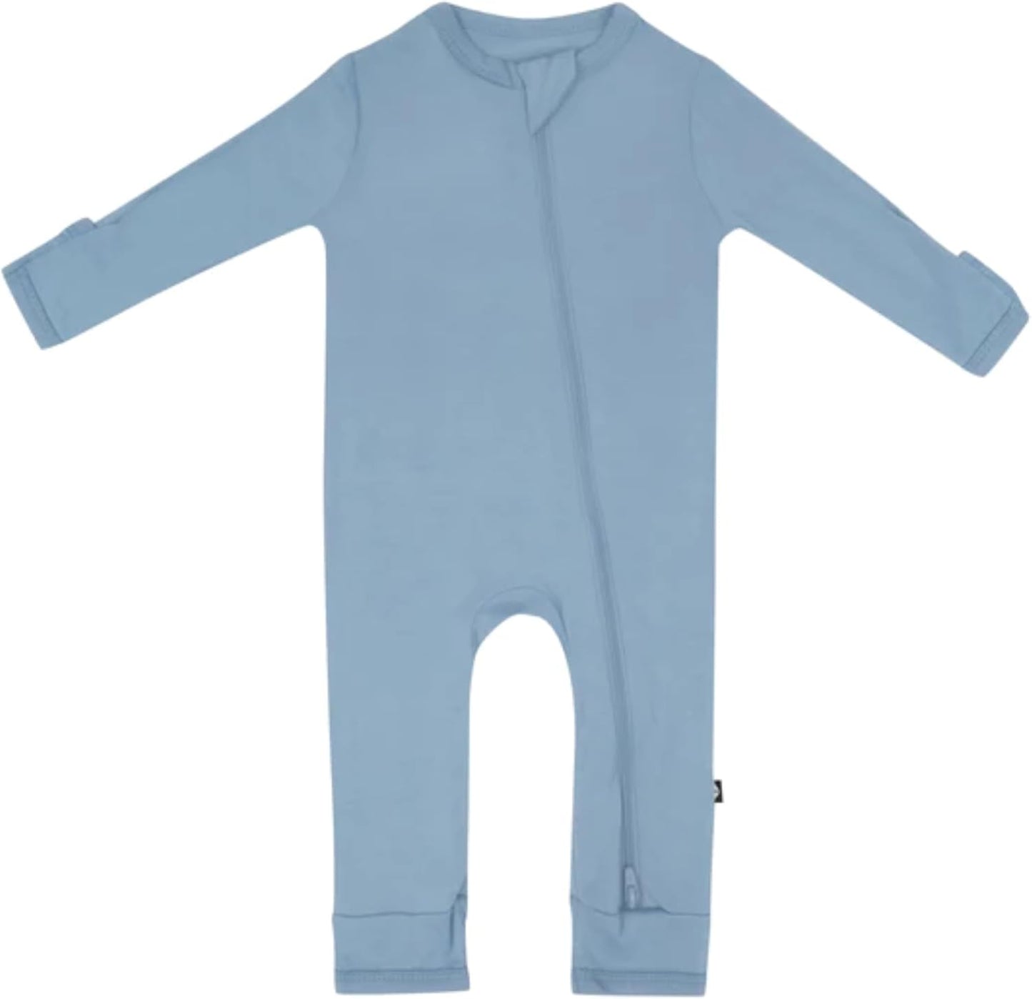 KYTE BABY Unisex Bamboo Zippered Rompers for Infants 0-24 Months