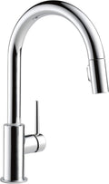 Delta Trinsic Chrome Kitchen Faucet with Pull Down Sprayer - Modern