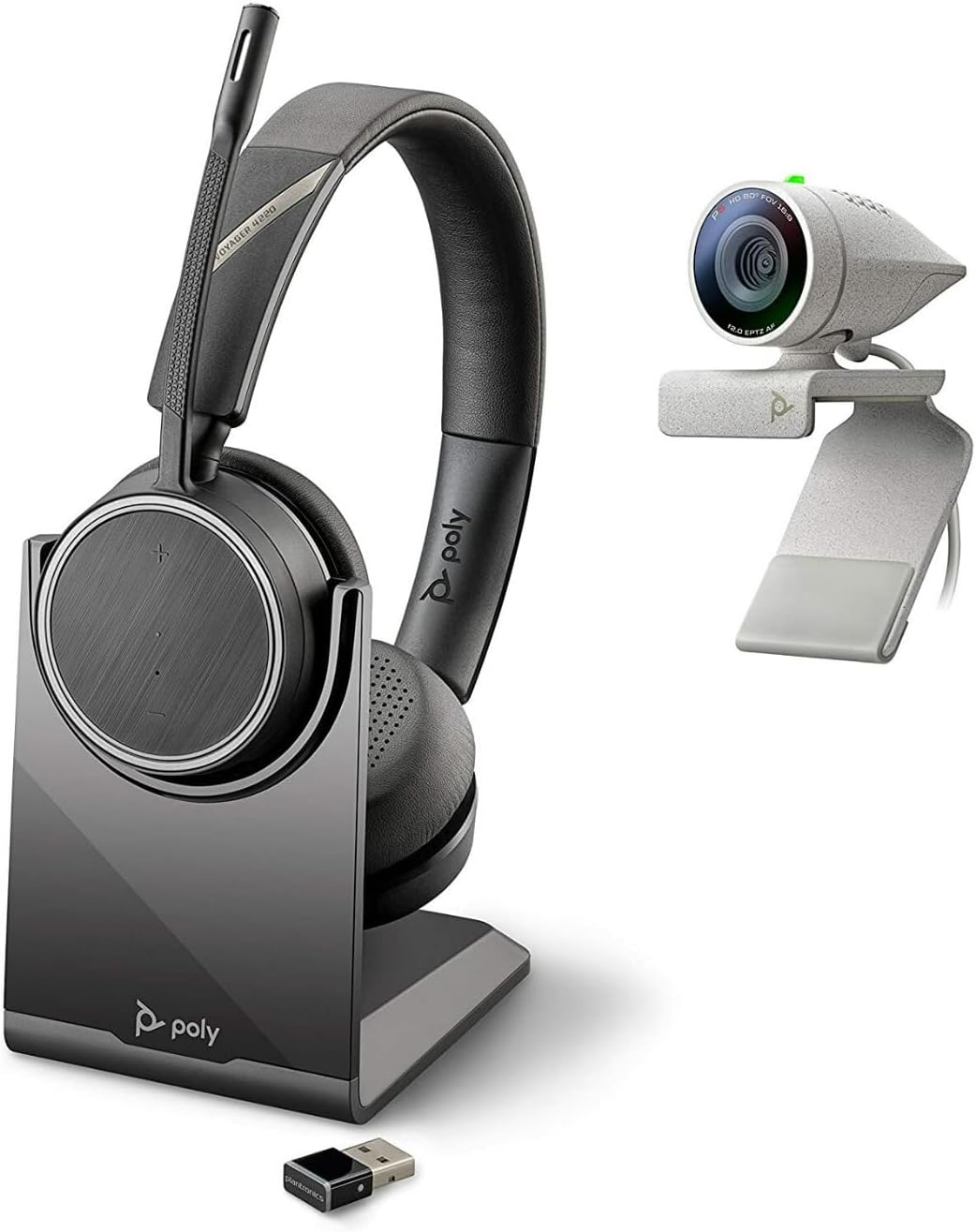 Plantronics Poly Studio P5 Webcam & Voyager 4220 UC Headset