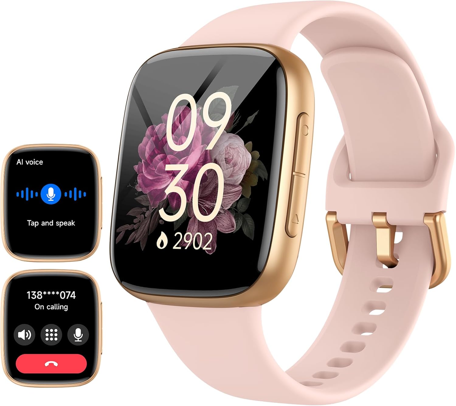Tensky Smart Watch for Women/Men with AMOLED Screen & AI Voice