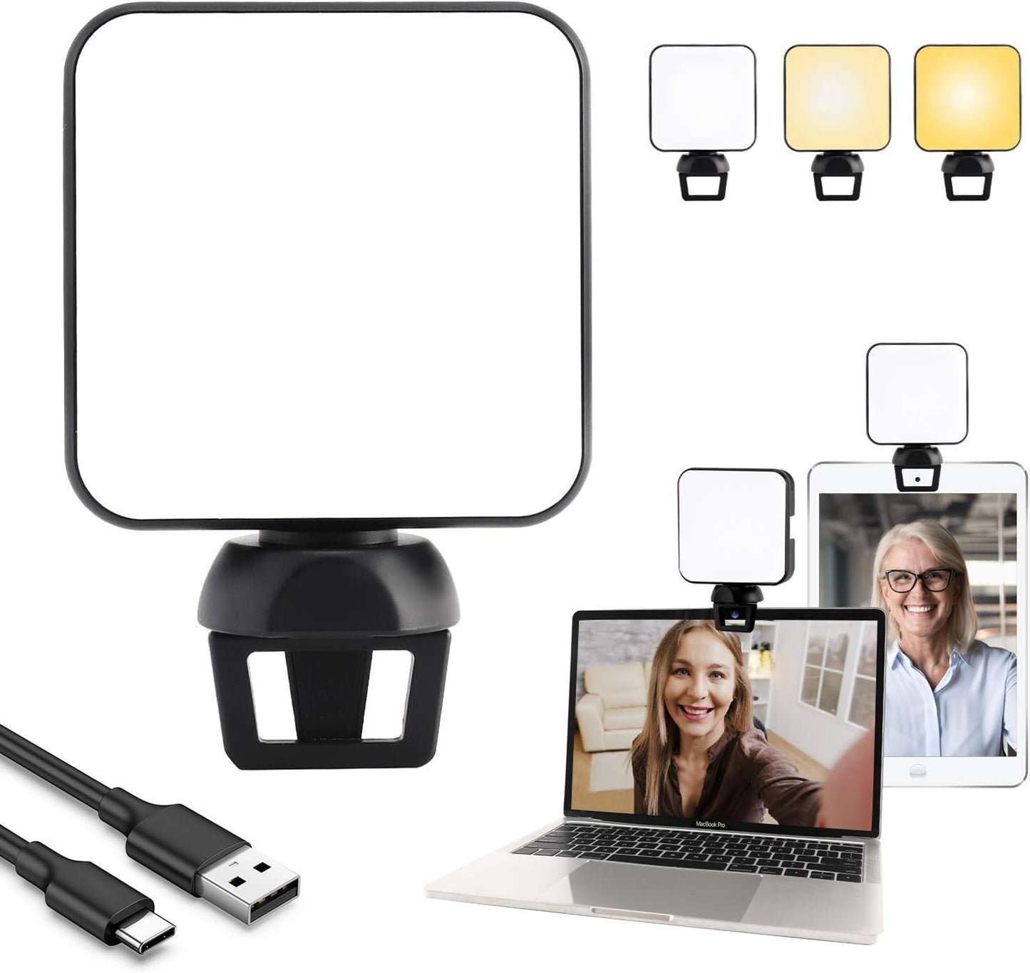 Video Conference Lighting Kit for Zoom Meetings and Streaming