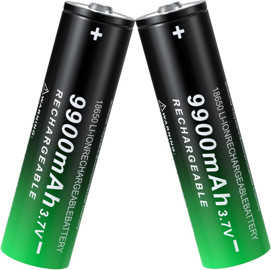 PAOWANG 18650 9900mAh Li-ion Batteries - Power Packed Duo