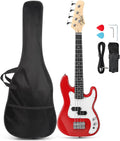 GLARRY 36in Electric Bass Guitar 4-String Beginner Kit - Short Scale
