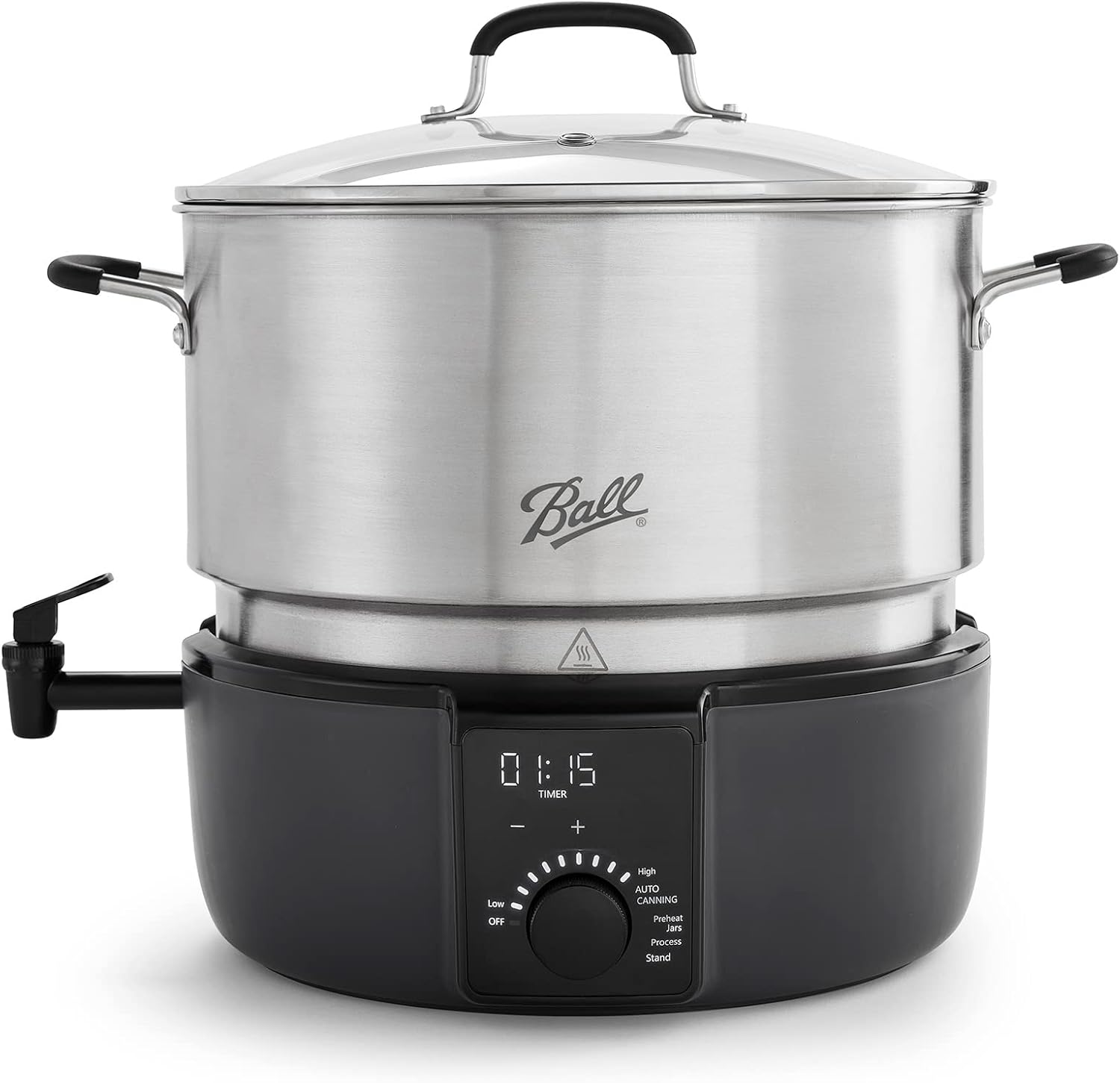 Ball EasyCanner Electric Water Bath Canner with 21-Quart Capacity