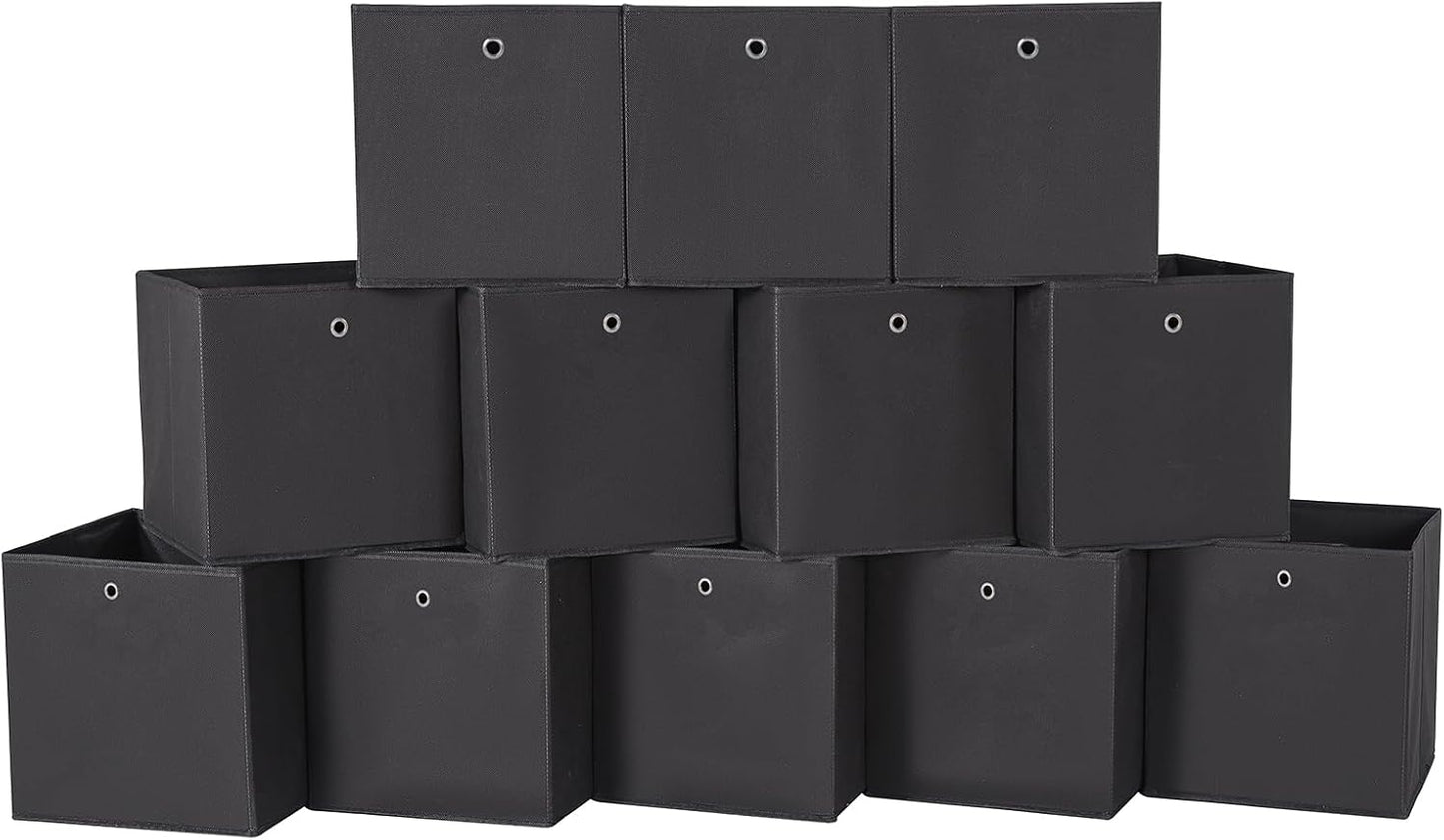 Foldable Storage Cubes Bins for Home Organizer Set of 12