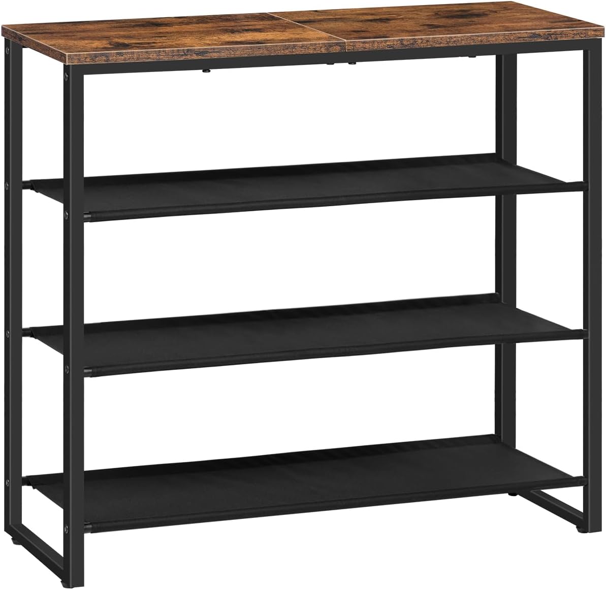 4 Tier Shoe Rack for Entryway and Closet Storage Solutions