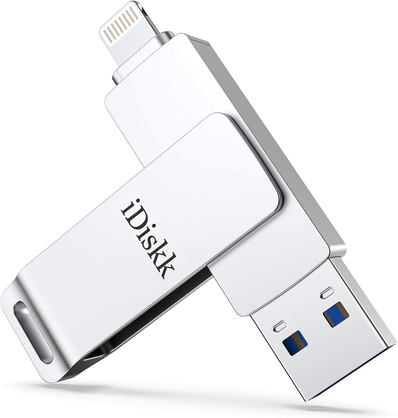 128GB iDiskk iPhone Flash Drive for Photos and Videos Storage