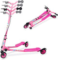 Kids Swing Scooter 3-Wheel Drifting Scooter for Ages 5-12 - Foldable