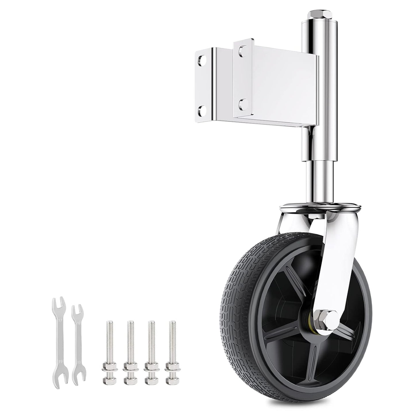 Spring Loaded Gate Casters for Heavy Duty Gates Up to 800 Lbs