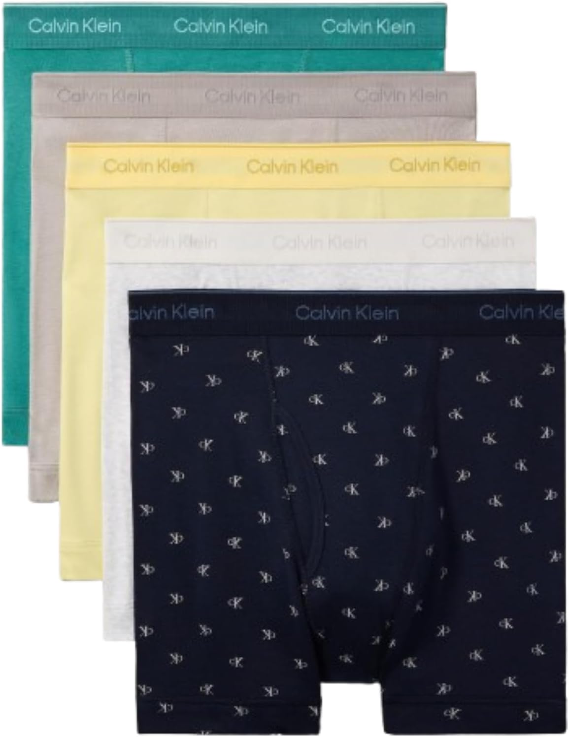 Calvin Klein Men's Cotton Classics 5-Pack Boxer Briefs for Comfort