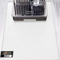 Waterproof Espresso Station Mat, Gorilla Grip, 15x23, White
