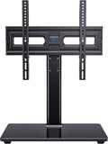 Universal Swivel TV Stand for 32-65 in TVs - Adjustable Table Top Base