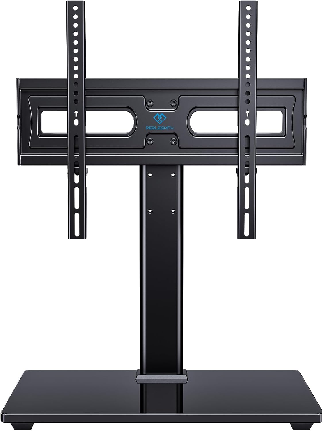 PERLESMITH Swivel TV Stand: Height Adjustable & Heavy-Duty Base