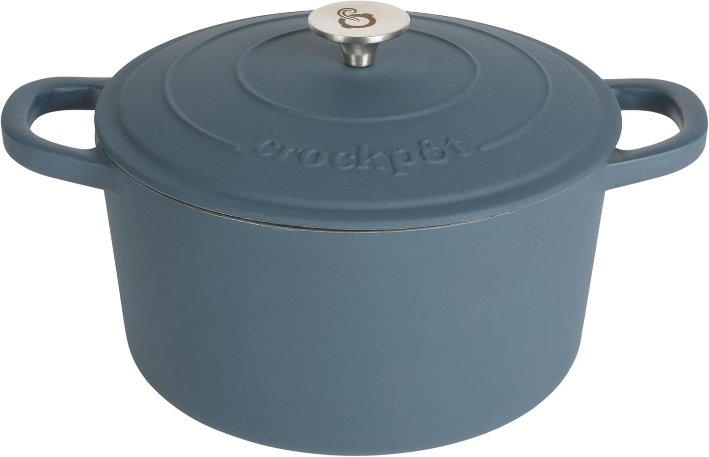 Crock Pot Artisan 5-Quart Round Enameled Cast Iron Dutch Oven