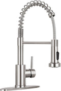 HGN Pull Down Kitchen Faucet with Sprayer - Brushed Nickel, DIY