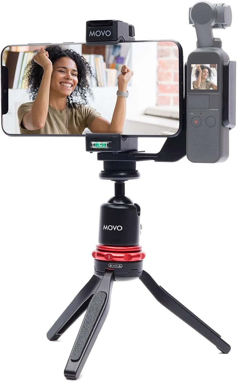 Movo OPR-50T Video Rig for DJI OSMO Pocket with Tripod Grip