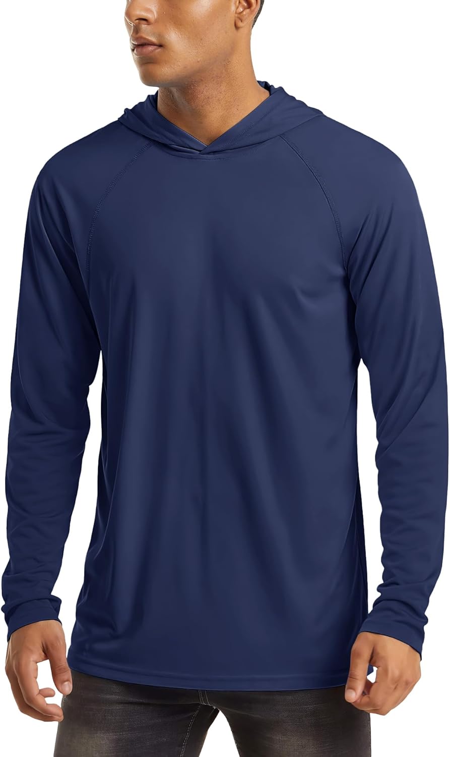 MAGCOMSEN Men's Hooded UPF 50+ Sun Protection Long Sleeve Shirts