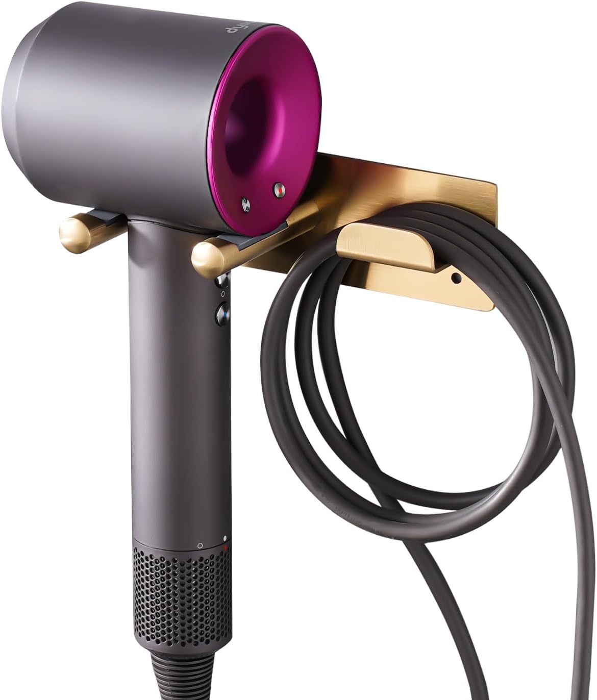 Gold Self-Adhesive Dyson Hair Dryer Holder