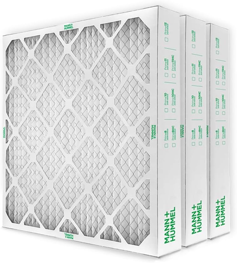 Mann+Hummel 20x25x4 MERV 8 Pleated HVAC Filters for Cleaner Air