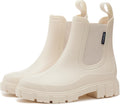 WOWSTICK Womens Ankle Rain Boots Waterproof Lightweight Slip Resistant