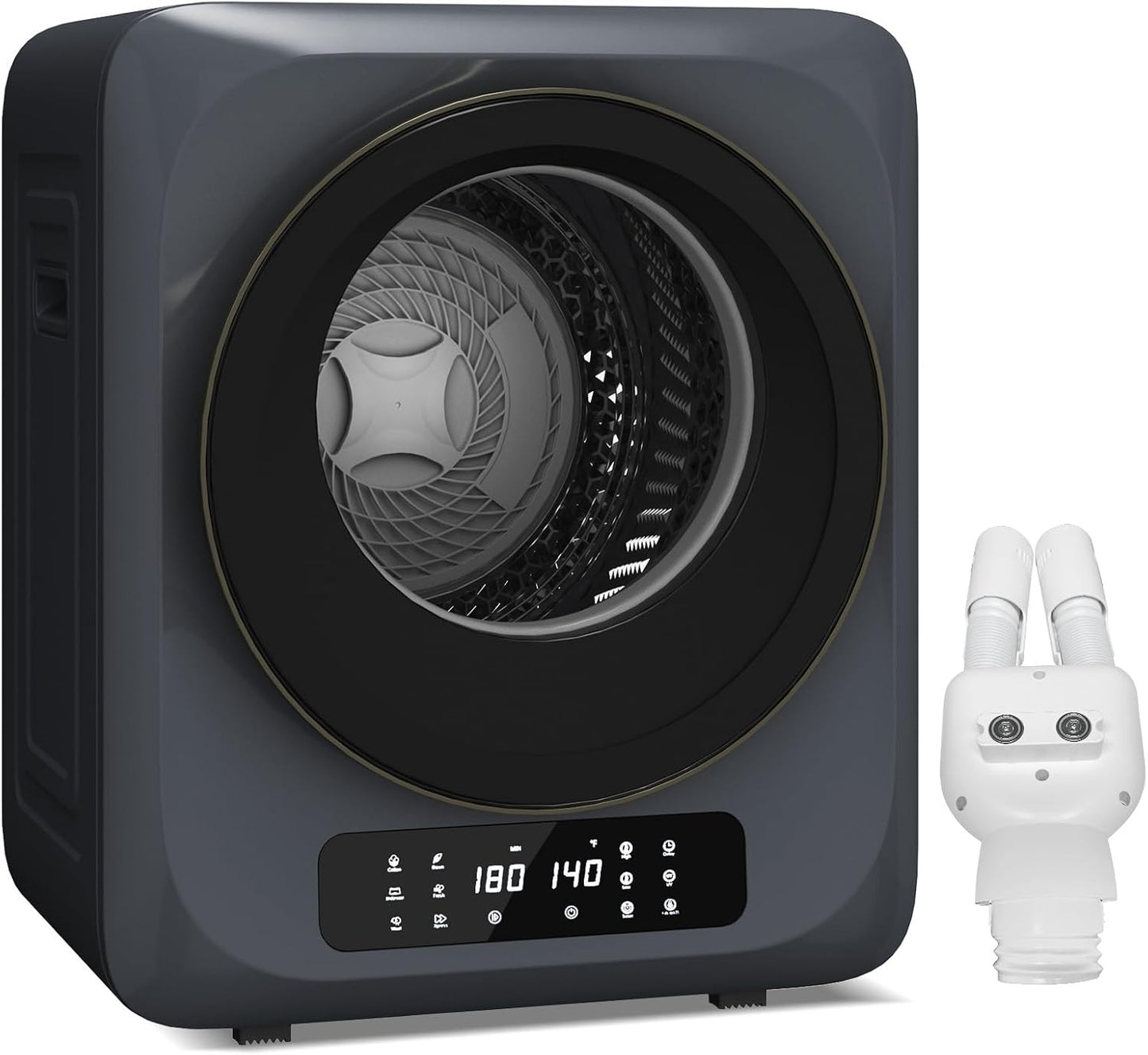 Portable Clothes Dryer with 12Lbs Capacity and 6 Modes